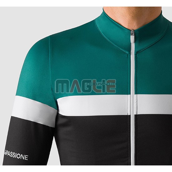 Maglia La Passione Manica Lunga 2019 Verde Bianco Nero